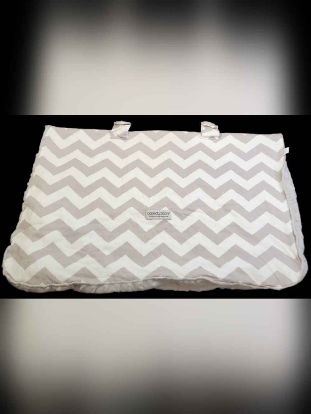 #KI Carseat Canopy Neutral Chevron Car Seat Canopy